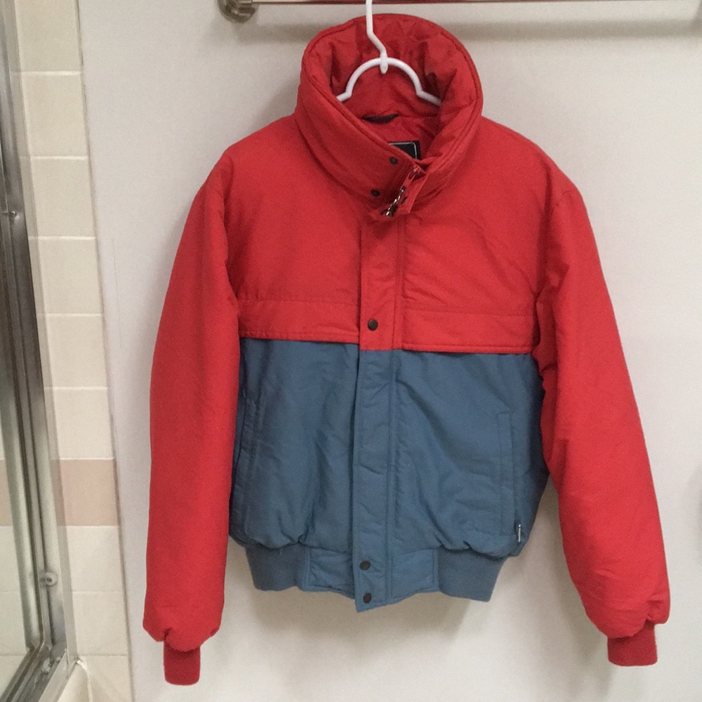 Vintage Goose Down Puffer Coat w/ Goose Feathers - Picture 8 of 8
